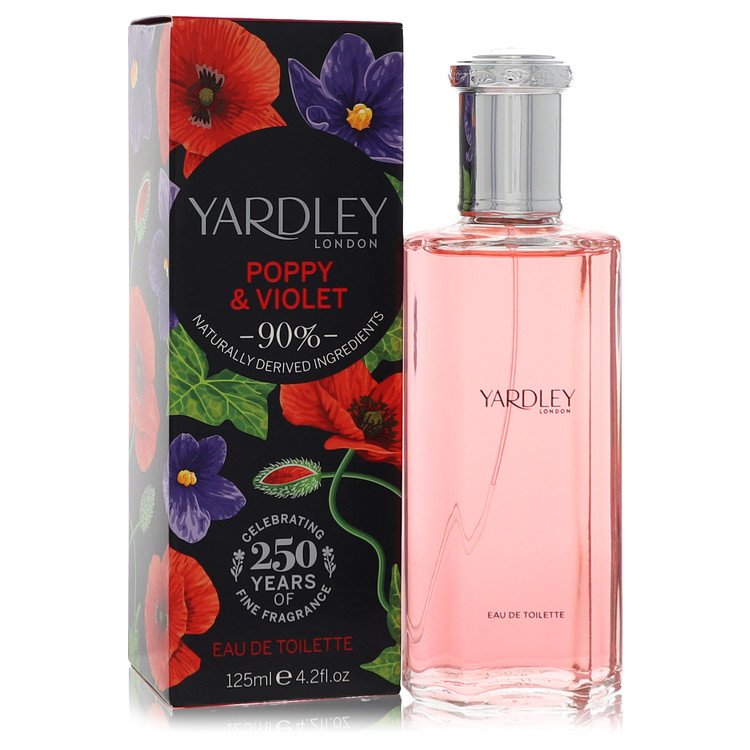 Yardley Poppy & Violet Perfume 4.2 oz EDT Spray for Women -  Yardley London, 552634