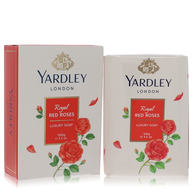 Yardley London Soaps by Yardley London Royal Red Roses Luxury Soap 3.5 oz For Women