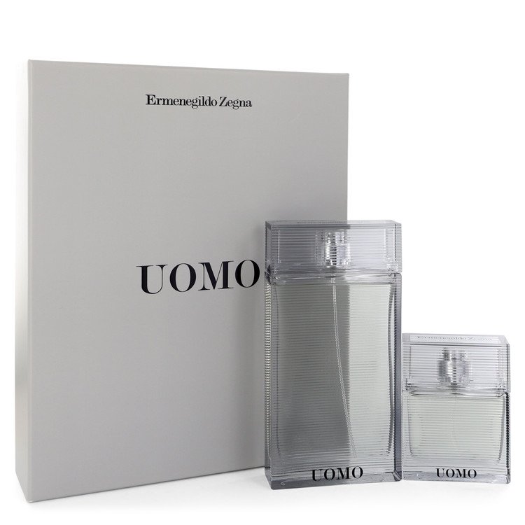 Zegna Uomo Gift Set -- Gift Set - 3.4 oz Eau De Toilette Spray + 1 oz Eau De Toilette Spray for Men