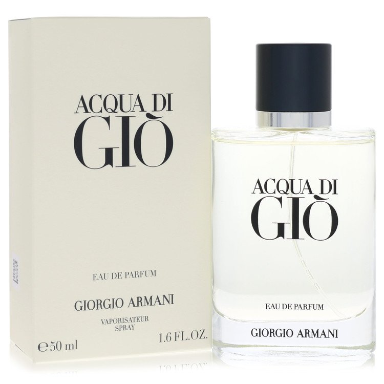 Acqua Di Gio Cologne by Giorgio Armani Cologne 1.6 Oz Eau De Parfum Spray