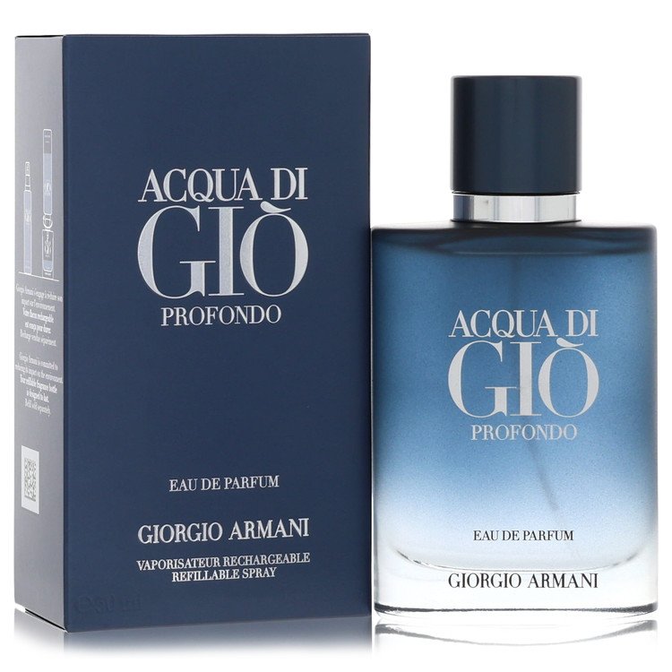 Acqua Di Gio Profondo Cologne by Giorgio Armani Cologne 1.6 Oz Eau De Parfum Spray