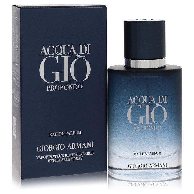 Acqua Di Gio Profondo Cologne by Giorgio Armani 1 oz Eau De Parfum Spray
