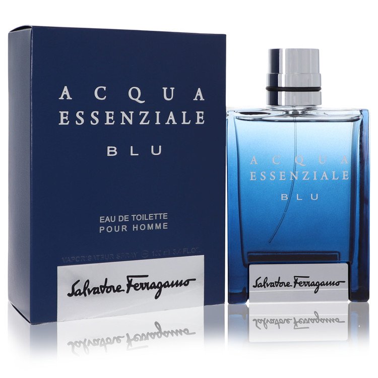 Acqua Essenziale Blu by Salvatore Ferragamo Men Eau De Toilette Spray 3.4 oz Image