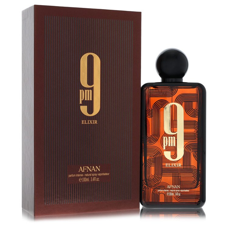 Afnan 9pm Elixir Intense Cologne by Afnan 3.4 oz Parfum Intense Spray (Unisex)