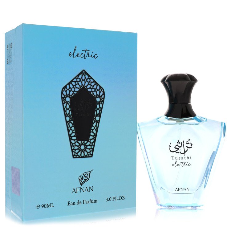 Afnan Turathi Electric Cologne by Afnan 3 oz Eau De Parfum Spray (Unisex)
