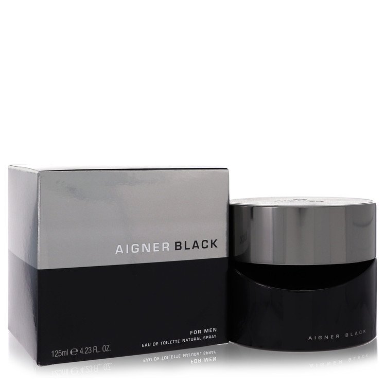 Aigner Black by Etienne Aigner Men Eau De Toilette Spray 4.2 oz Image