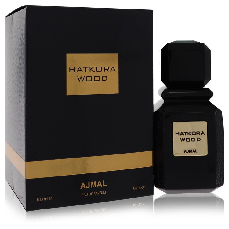 Hatkora Wood by Ajmal Men Eau De Parfum Spray (Unisex) 3.4 oz Image