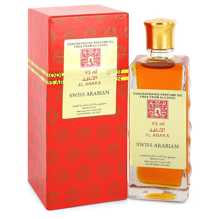 Swiss Arabian Al Anaka 3.2 oz Concentrated Perfume Oil Free From Alcohol (Unisex) Guatemala