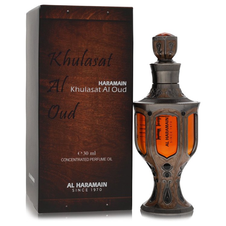 Al Haramain Khulasat Al Oud Cologne by Al Haramain Cologne 1.01 Oz Concentrated Perfume Oil