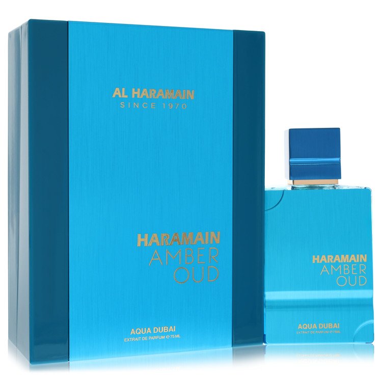 Al Haramain Amber Oud Aqua Dubai Cologne by Al Haramain Cologne 2.53 Oz Extrait De Parfum Spray