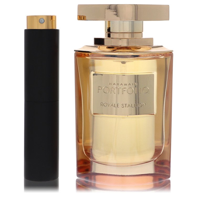 Al Haramain Portfolio Royale Stallion Cologne by Al Haramain Cologne 0.27 Oz Travel Spray