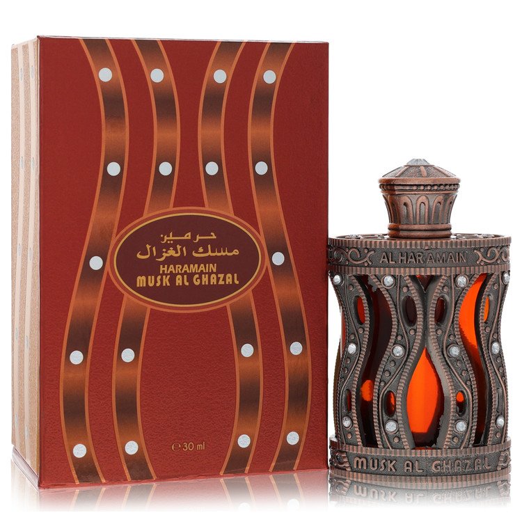 Al Haramain Musk Al Ghazal Perfume by Al Haramain Perfume 1 Oz Concentrated Perfume Oil