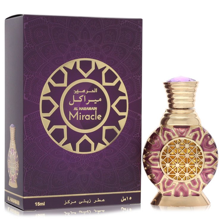 Al Haramain Miracle Perfume by Al Haramain Perfume 0.51 Oz Concentrated Perfume Oil