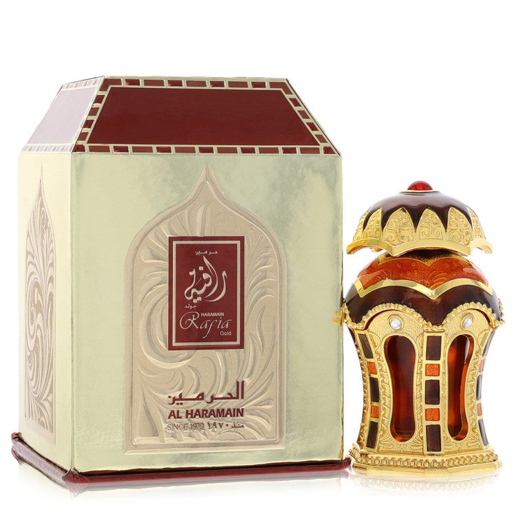 Al Haramain Rafia Gold Perfume by Al Haramain Perfume 0.68 Oz Concentrated Perfume Oil