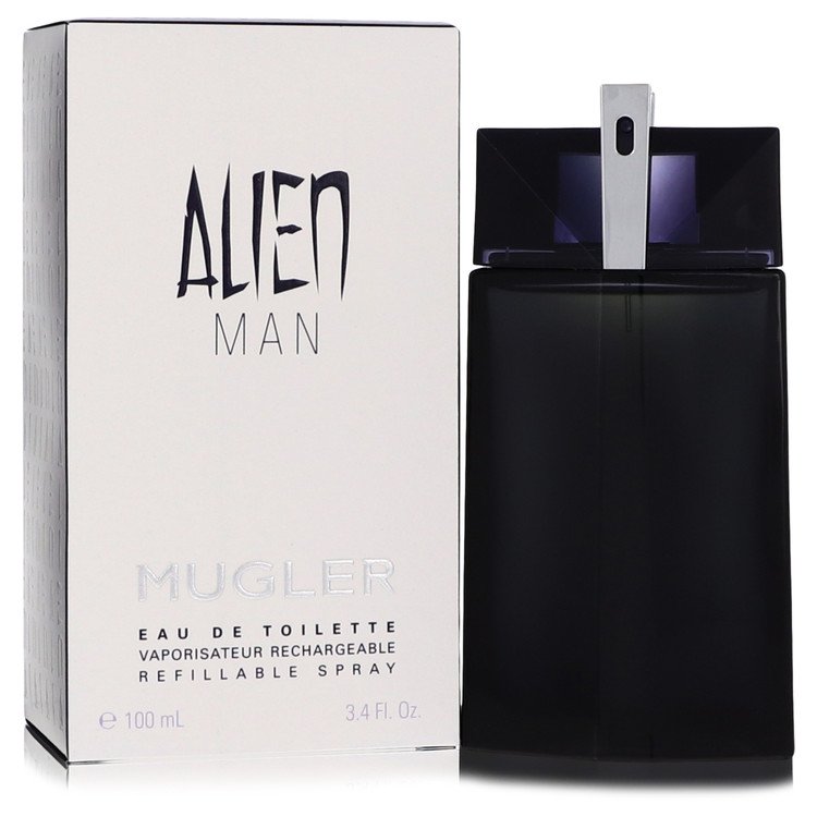 Alien Man Cologne by Thierry Mugler 3.4 oz Eau De Toilette Refillable Spray