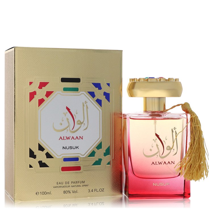 Nusuk Alwaan Perfume 3.4 oz Eau De Parfum Spray (Unisex) Guatemala