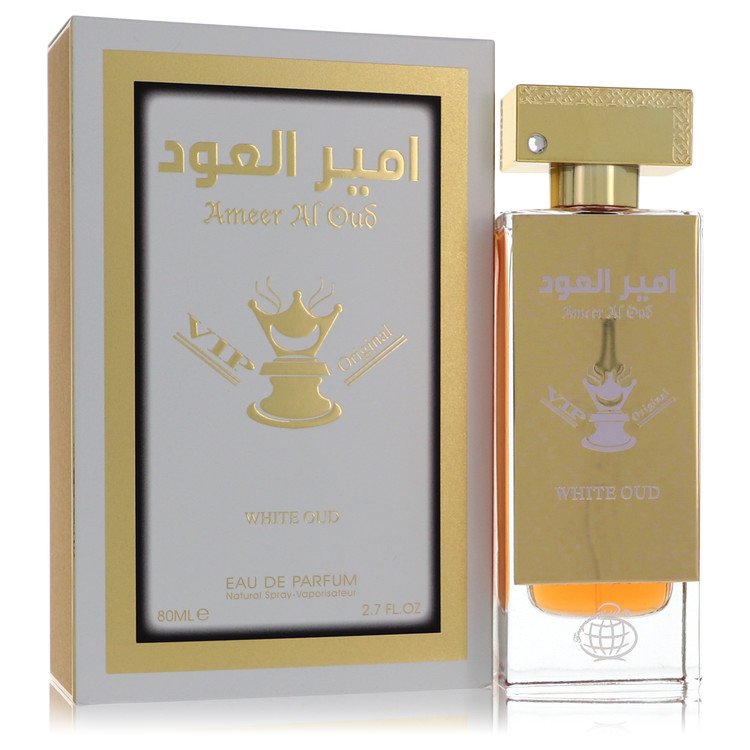 Ameer Al Oud Vip Original White Oud Cologne by Fragrance World 80 ml Eau De Parfum Spray (Unisex)