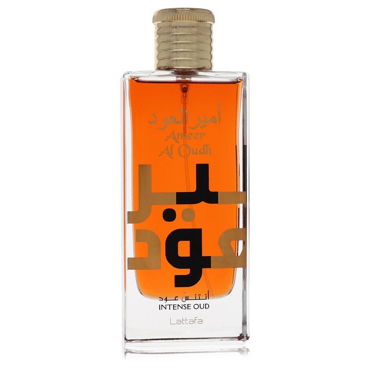 Ameer Al Oudh Intense Oud Perfume by Lattafa Perfume 3.4 Oz Eau De Parfum Spray (Unisex Unboxed)