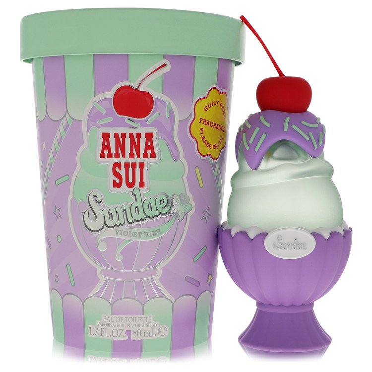 Anna Sui Sundae Violet Vibe Perfume by Anna Sui 1.7 oz Eau De Toilette Spray
