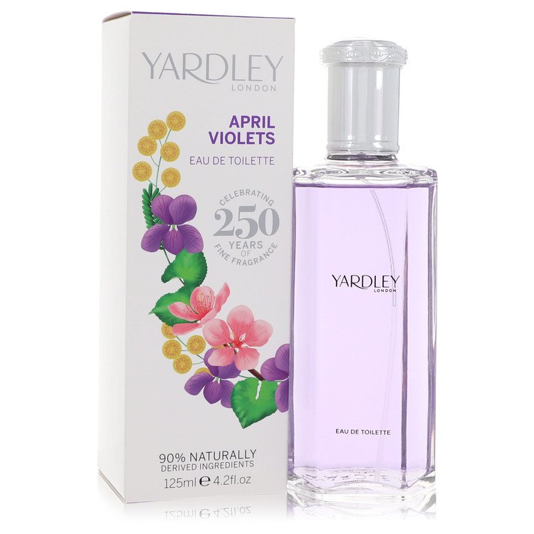 April Violets by Yardley London - Eau De Toilette Spray 4.2 oz 125 ml for Women