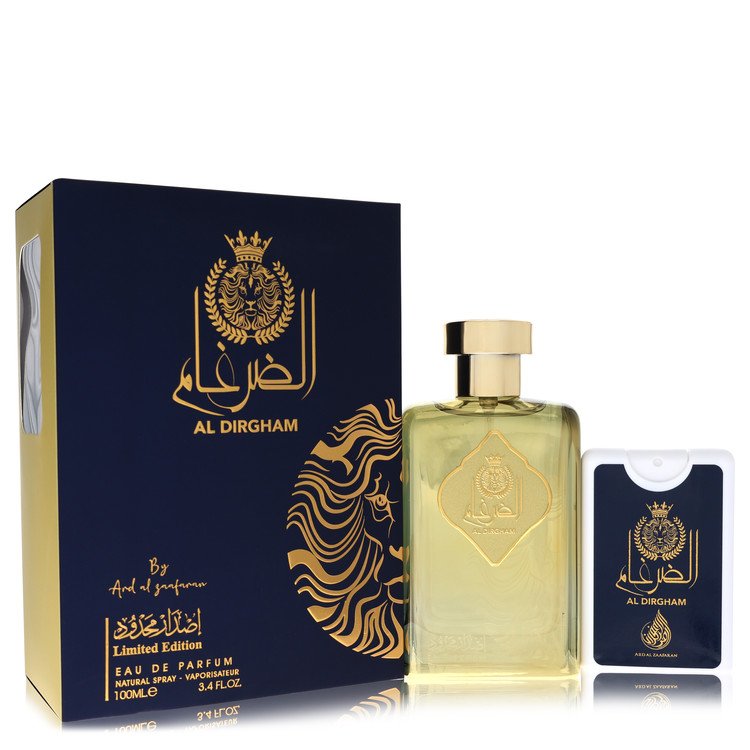Ard Al Zaafaran Al Dirgham Cologne by Al Zaafaran Cologne 3.4 Oz Eau De Parfum Spray +.65 Mini EDP Spray (Limited Edition Unisex)