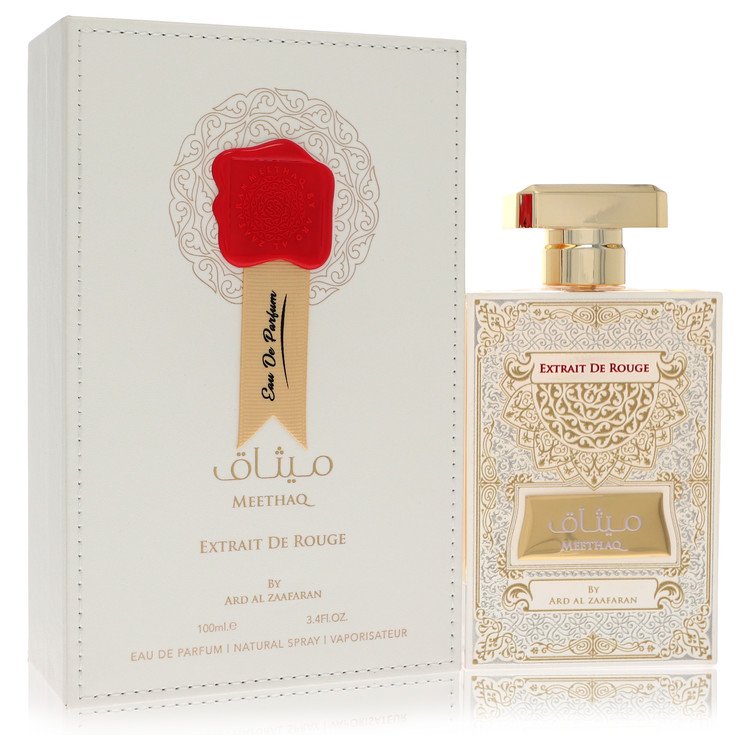 Ard Al Zaafaran Meethaq Extrait De Rouge Cologne by Al Zaafaran 3.4 oz Eau De Parfum Spray (Unisex)
