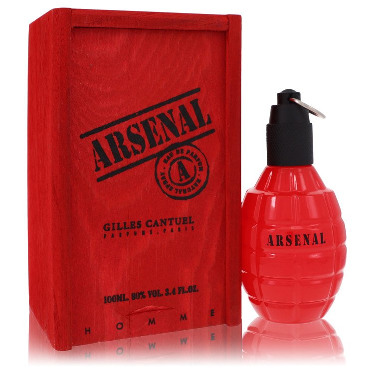 ARSENAL RED by Gilles Cantuel - Eau De Parfum Spray (New) 3.4 oz 100 ml for Men