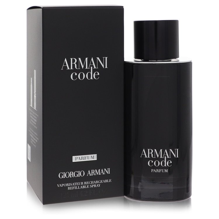 Armani Code Cologne by Giorgio Armani 4.2 oz Parfum Spray Relillable