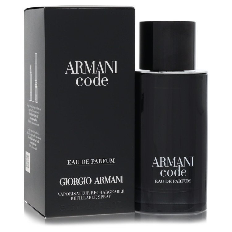 Armani Code Cologne by Giorgio Armani Cologne 2.5 Oz Eau De Parfum Refillable Spray