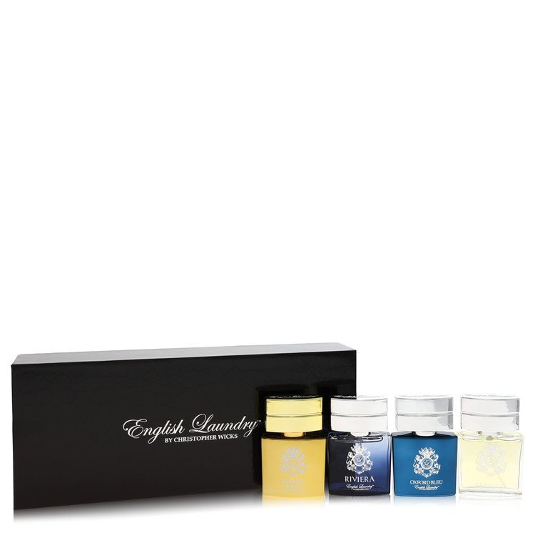 Arrogant Cologne by English Laundry Cologne -- Gift Set - Gift Set includes Notting Hill, Riviera, Oxford Bleu, and Arrogant, all in .68 oz Mini EDP Sprays