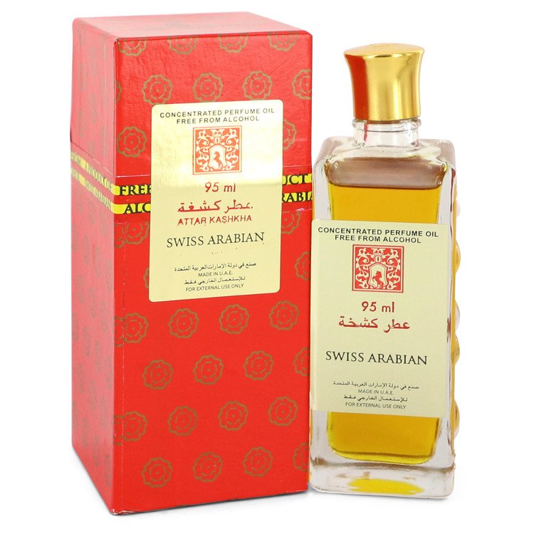 Attar Kashkha Perfume by Swiss Arabian 3.2 oz Concentrated Perfume Oil Free From Alcohol (Unisex)