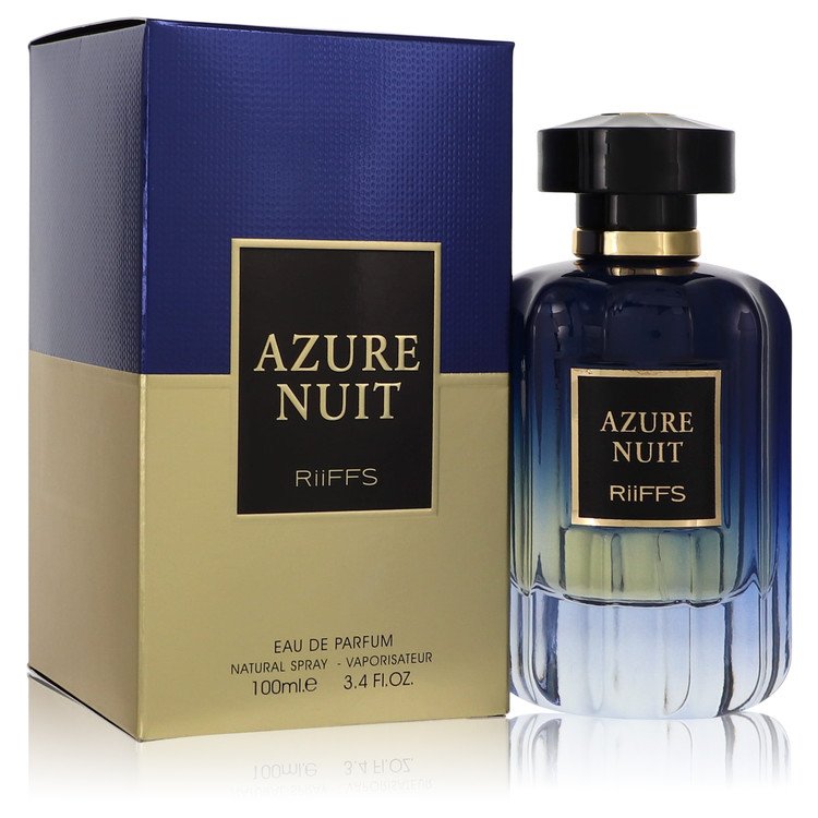 Azure Nuit Cologne by Riiffs 3.4 oz Eau De Parfum Spray