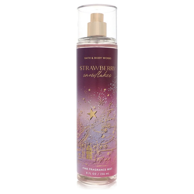Bath & Body Works Strawberry Snowflakes Perfume by Bath & Body Works 8 oz Fine Fragrance Mist