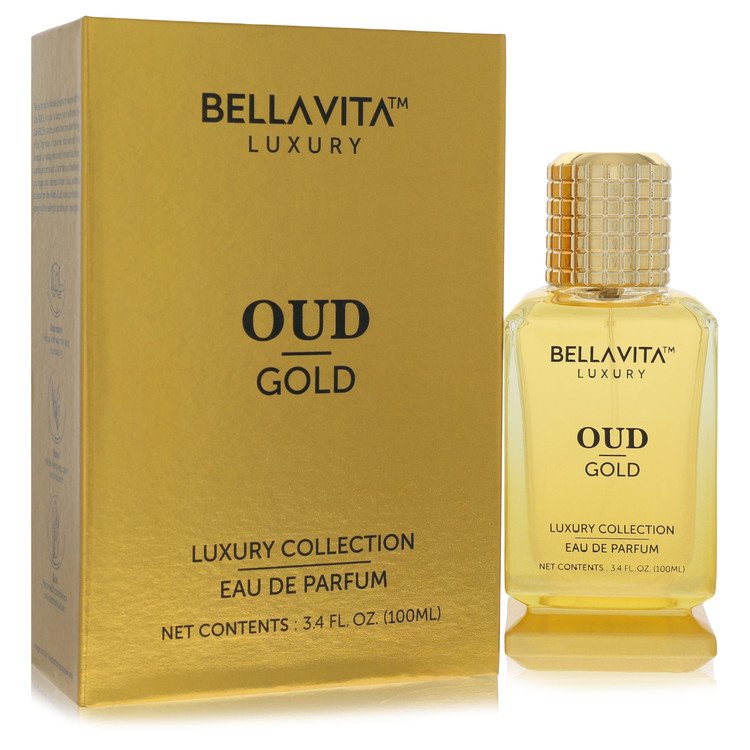 Bellavita Luxury Oud Gold Perfume by Bellavita Perfume 3.4 Oz Eau De Parfum Spray