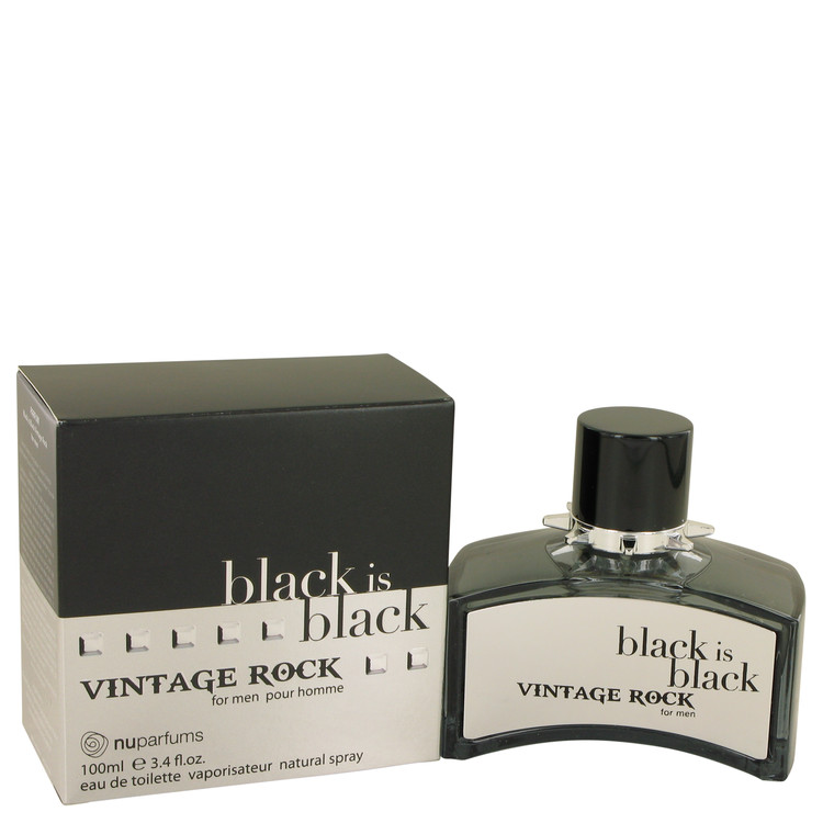 Black Is Black Vintage Rock Cologne by Nu Parfums