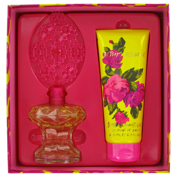 Betsey Johnson Perfume by Betsey Johnson -- Gift Set - 3.4 oz Eau De Parfum Spray + 6.7 oz Shower Gel