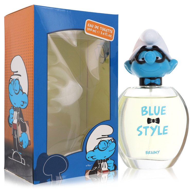 The Smurfs by Smurfs Men Blue Style Brainy Eau De Toilette Spray 3.4 oz Image