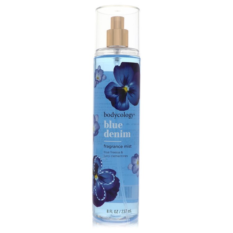 Bodycology Blue Denim Perfume by Bodycology 8 oz Fragrance Mist Spray