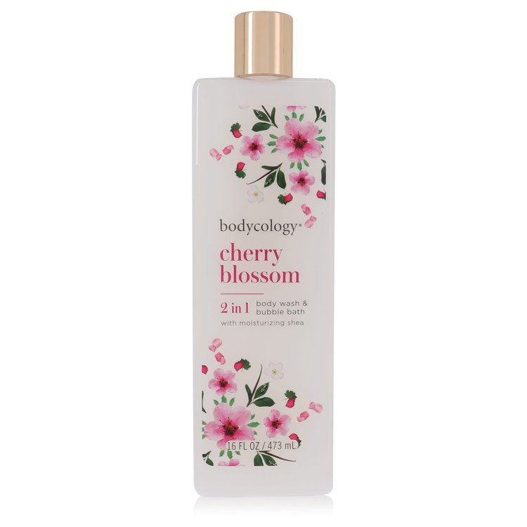 Bodycology Cherry Blossom Perfume by Bodycology 16 oz Body Wash & Bubble Bath