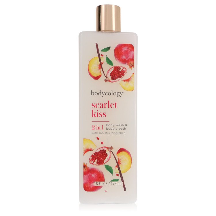 Bodycology Scarlet Kiss Perfume 16 oz Body Wash & Bubble Bath Guatemala