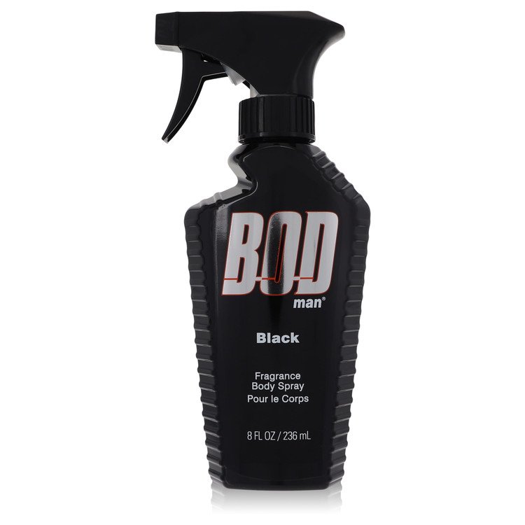 Bod Man Black by Parfums De Coeur Body Spray 8 oz For Men