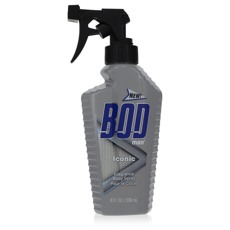 Bod Man Iconic Cologne by Parfums De Coeur 8 oz Body Spray