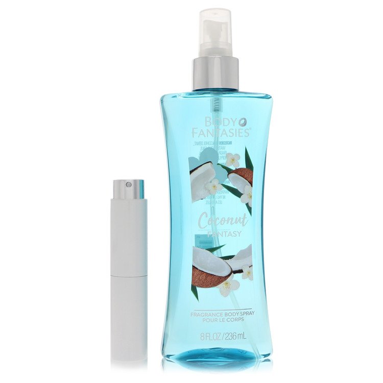 Body Fantasies Signature Coconut Fantasy Perfume by Parfums De Coeur Perfume 0.27 Oz Travel Spray