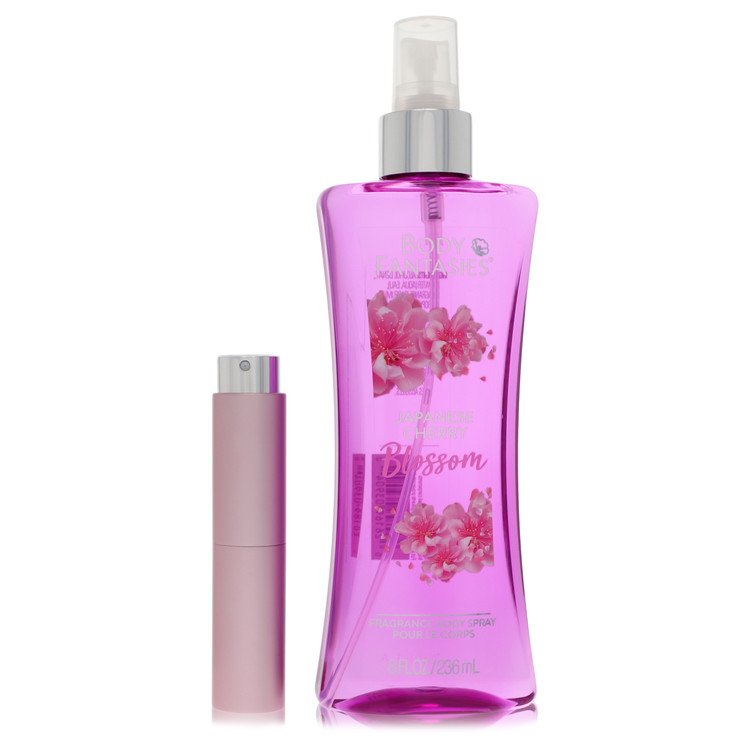 Body Fantasies Signature Japanese Cherry Blossom Perfume by Parfums De Coeur Perfume 0.27 Oz Travel Spray