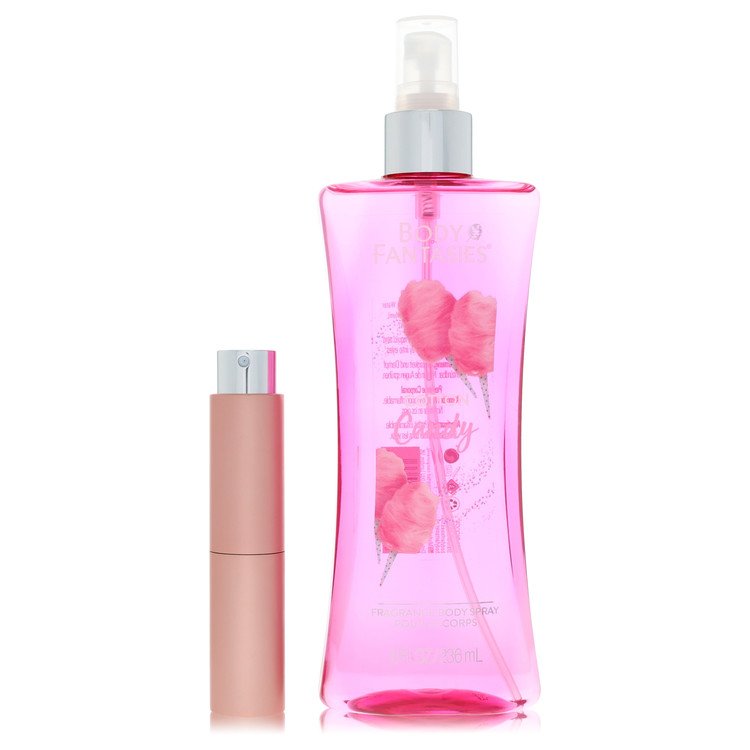 Body Fantasies Signature Cotton Candy Perfume by Parfums De Coeur Perfume 0.27 Oz Travel Spray
