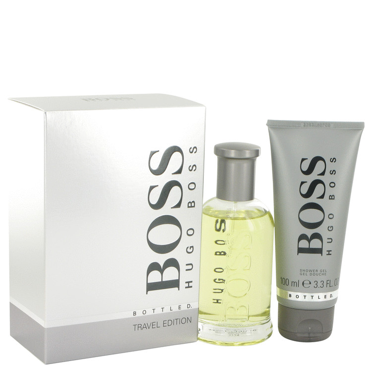 Boss No. 6 for Men, Gift Set (3.4 oz EDT Spray + 3.4 oz Shower Gel)