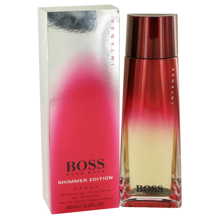 Boss Intense Shimmer Perfume by Hugo Boss 3 oz EDT Spay for Women