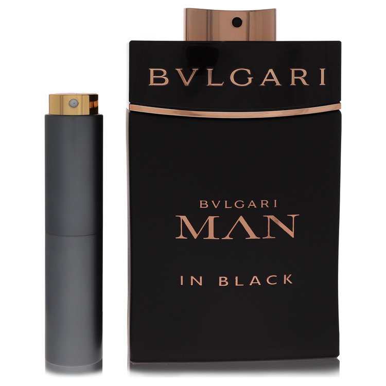 Bvlgari Man In Black Cologne by Bvlgari Cologne 0.27 Oz Travel Spray
