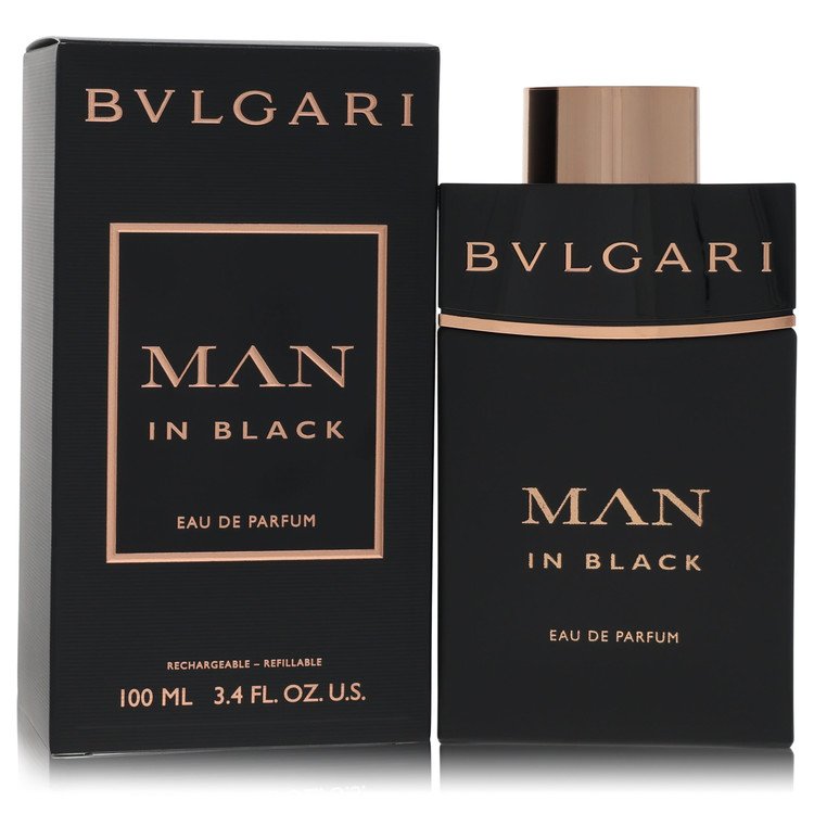 Bvlgari Man In Black Cologne by Bvlgari Cologne 3.4 Oz Eau De Parfum Refillable Spray