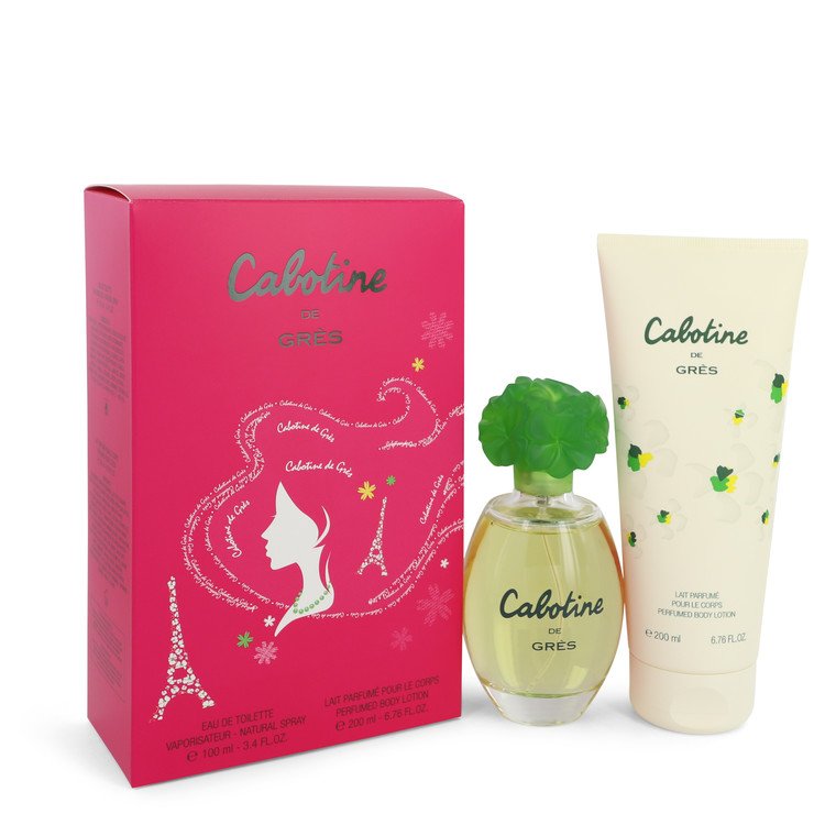 Cabotine Perfume by Parfums Gres -- Gift Set - 3.4 oz Eau De Toilette Spray + 6.7 oz Body Lotion